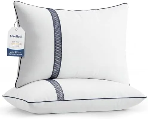 Meoflaw Hotel Down Alternative Pillow — Queen